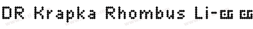 DR Krapka Rhombus Li字体转换
